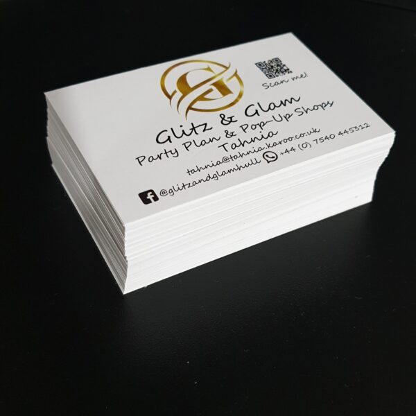Glitz and Glam business cards