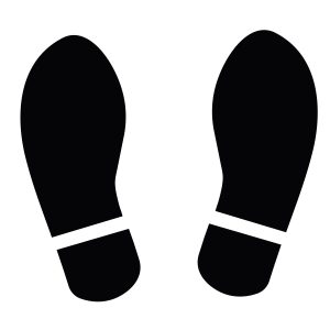 Black Vinyl Feet